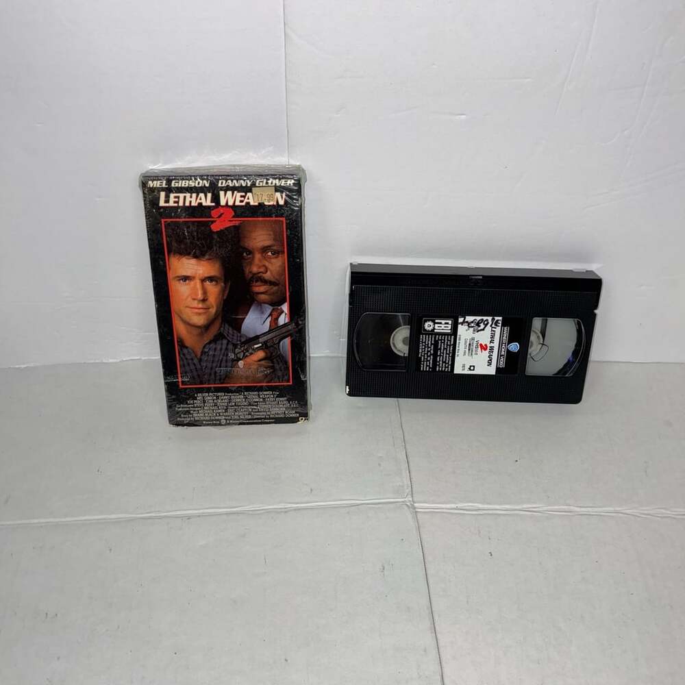 Warner Home Video Lethal Weapon 2 VHS Tape 1989 Mel Gibson